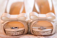 Wedding Rings on Wedding Shoes